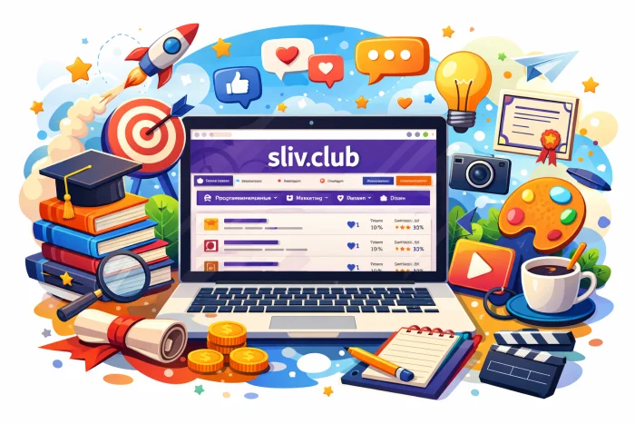 Sliv.club: где интернет прячет знания и любопытство