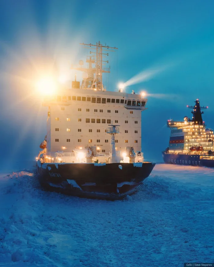 ⛴ Атомный ледокол «Вайгач» — сила Арктики