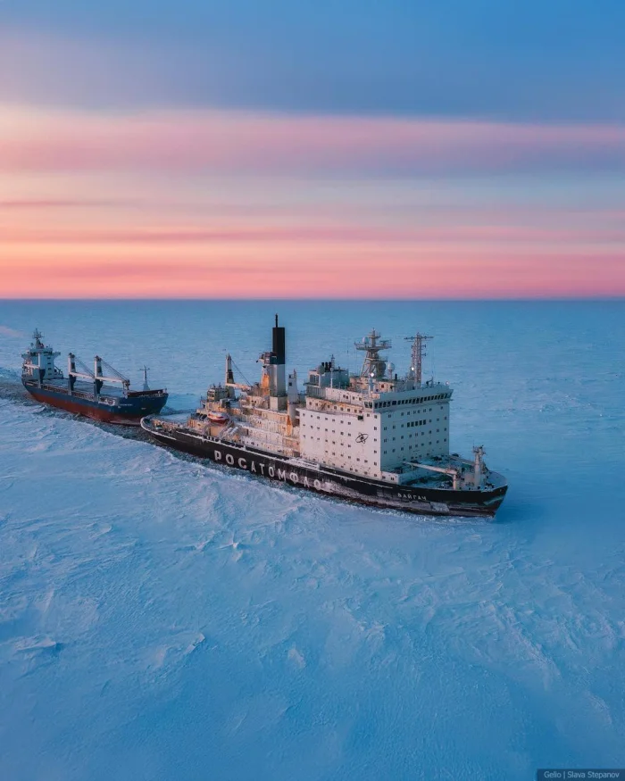 ⛴ Атомный ледокол «Вайгач» — сила Арктики
