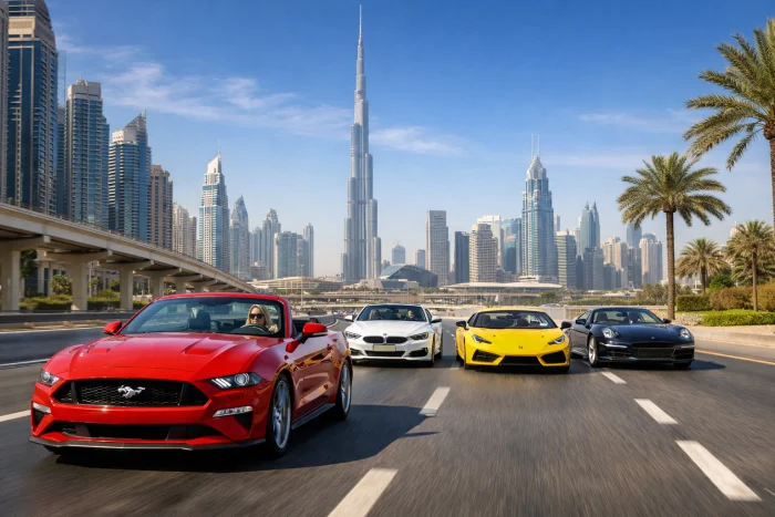 Какие кабриолеты чаще всего арендуют в Дубае