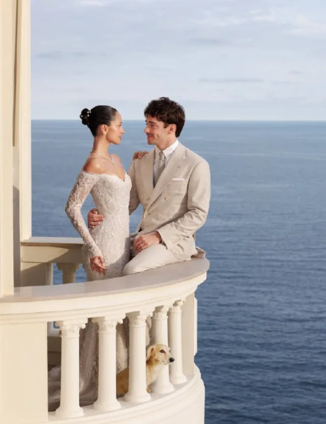 Главный герой на свадьбе знаменитого гонщика Шарля Леклера