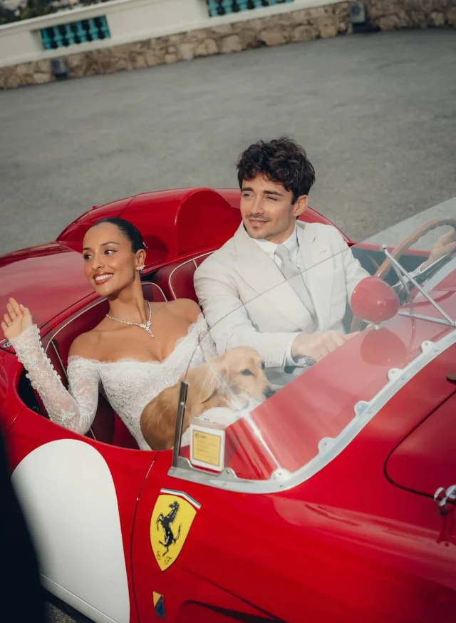 Главный герой на свадьбе знаменитого гонщика Шарля Леклера