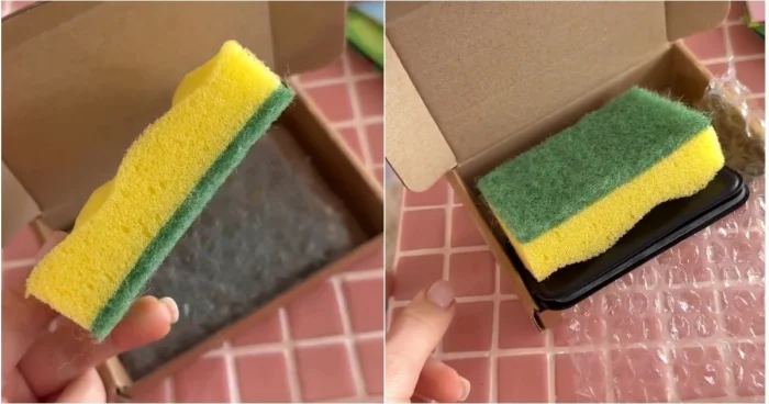 Странный подарок в школе: девочки получили губки для мытья посуды