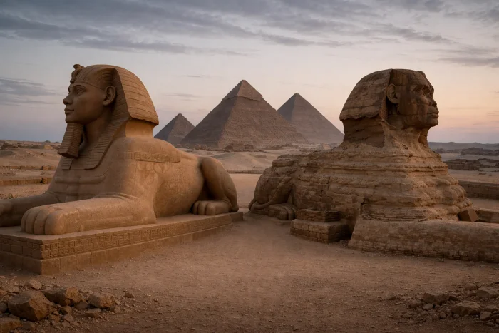 В Гизе обнаружили объект, который может оказаться вторым Сфинксом