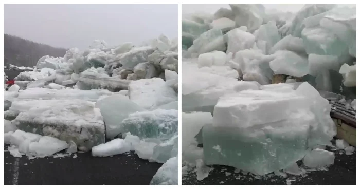 Ледоход в Томске