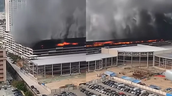 Пожар вспыхнул на заводе компании BYD