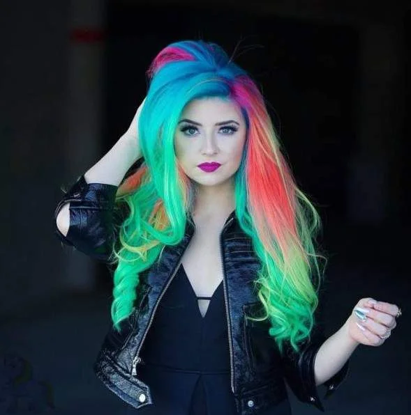 Разноцветные красотки