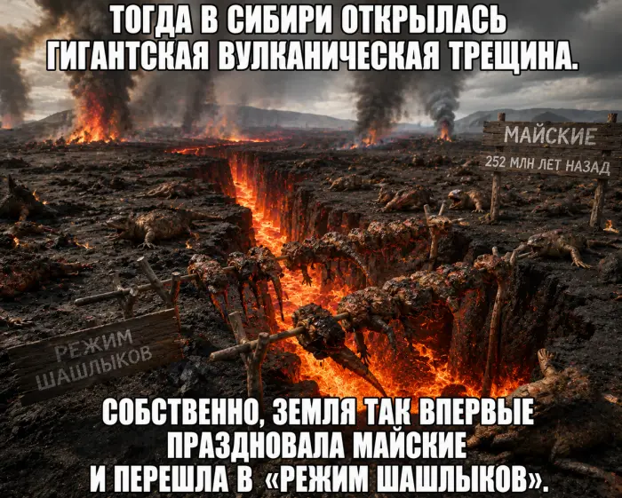 Великое вымирание, предшествовавшее эпохе динозавров