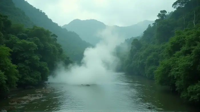 Амазонская река, которая кипит без вулканов