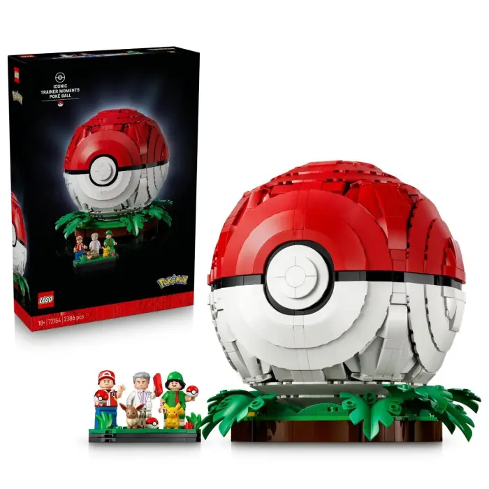 LEGO выпустит самый масштабный набор по Pokémon с легендарным покеболом