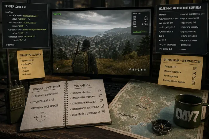DayZ: Полный гайд по тонкой настройке и оптимизации игры в 2026 году