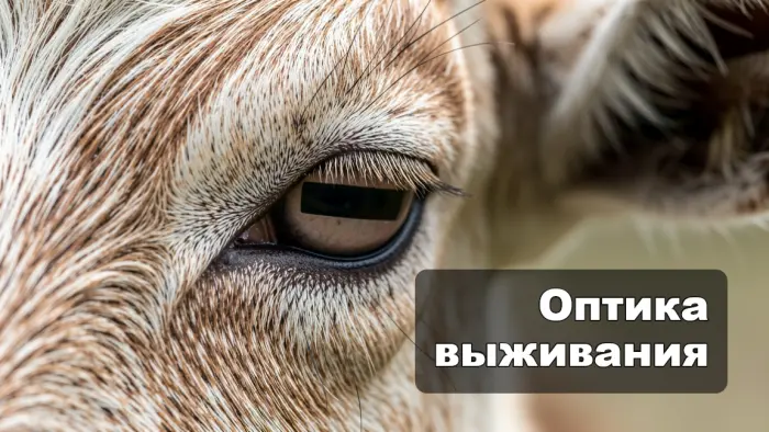 Почему у коз прямоугольные зрачки и как это помогает им выживать