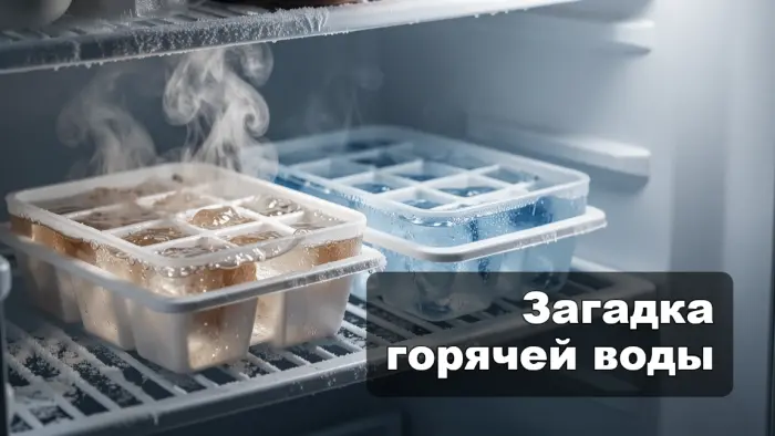 Почему горячая вода иногда замерзает быстрее холодной