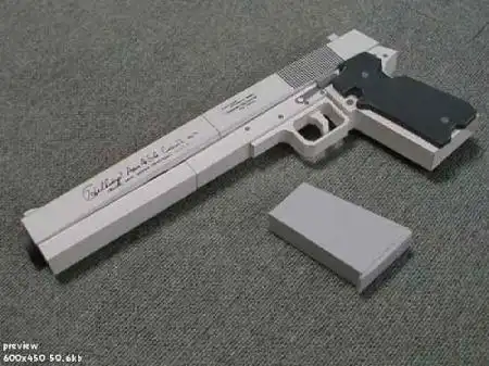 Paper made guns